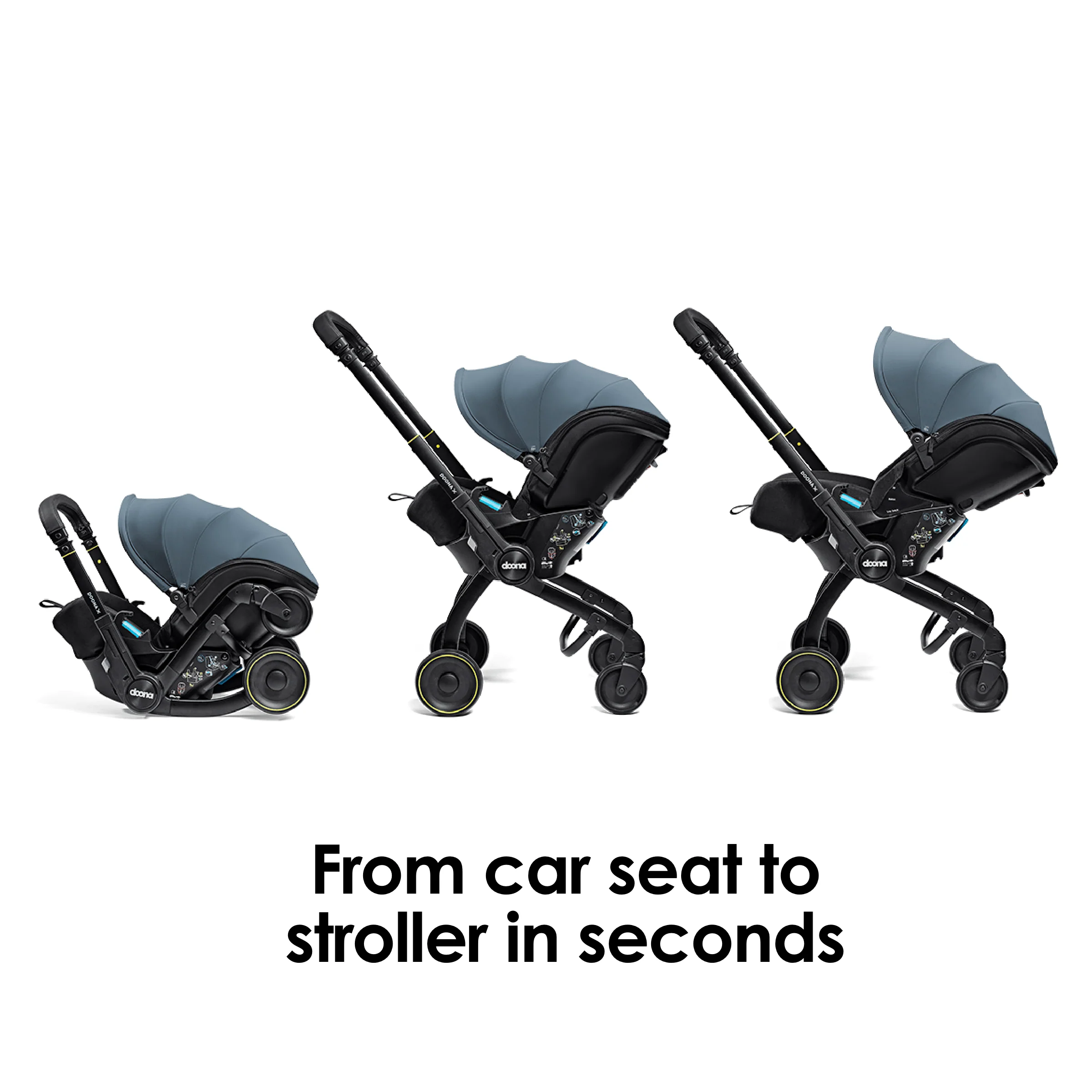 Doona X Car Seat & Stroller Ocean Blue - Image 4