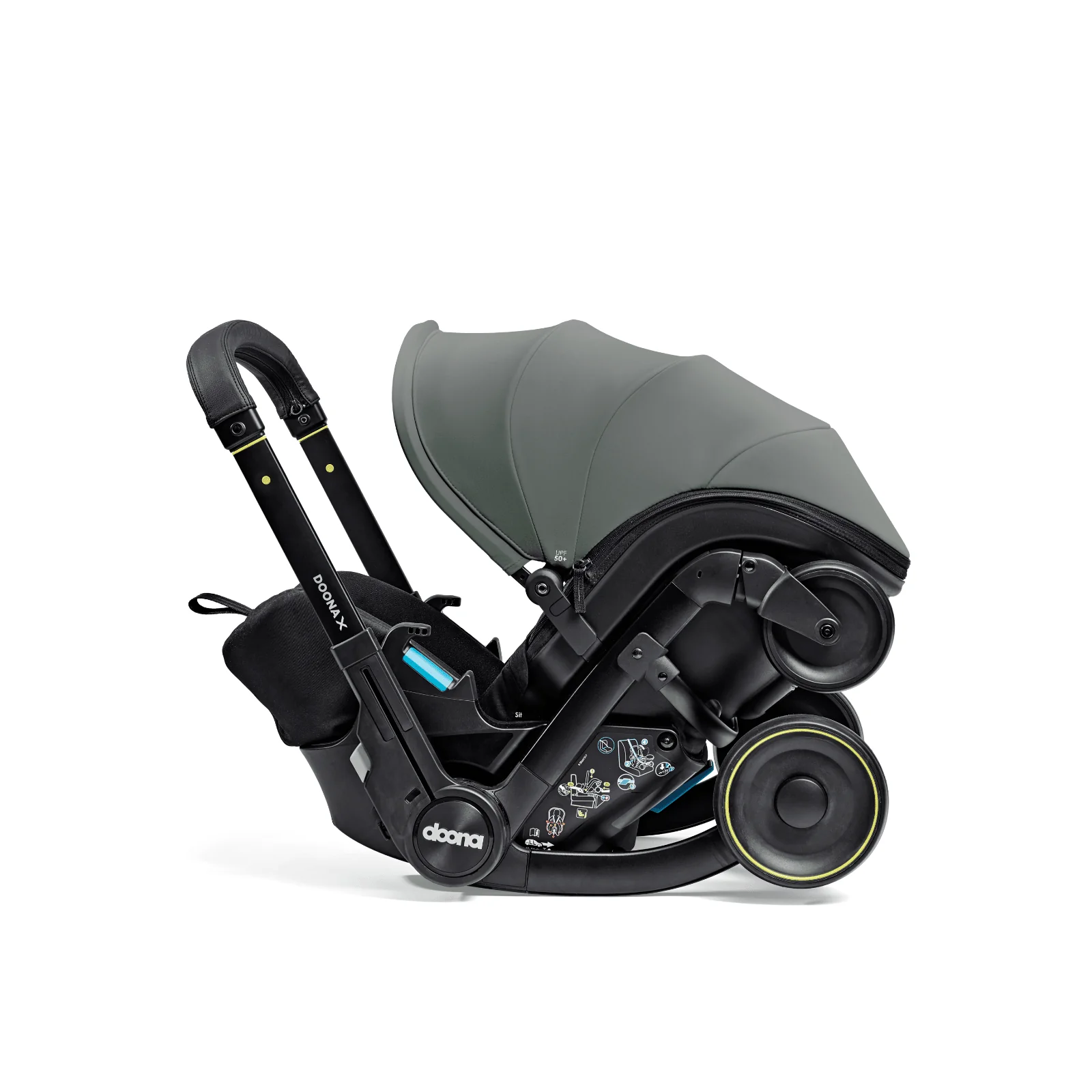 Doona X Car Seat & Stroller - Slate Green - Image 6
