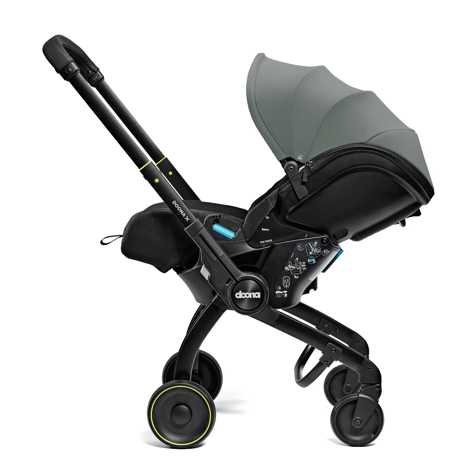 Doona X Car Seat & Stroller - Slate Green - Image 7
